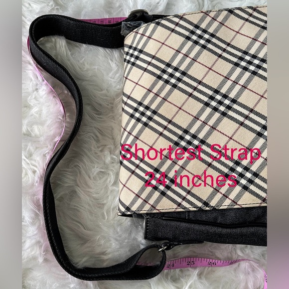 Burberry Nova Check & Denim Crossbody Bag EUC, includes Burberry Dust Bag - Picture 14 of 16